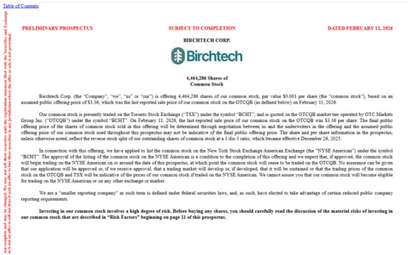 OTC环保科技公司BCHT拟募资1500万美元转板纽交所<a href='/cn/news/hangyedongtai/'>行业动态</a>